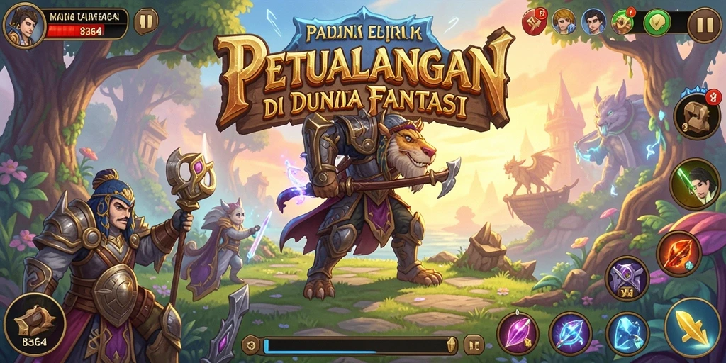 Tampilan menarik dalam gameplay RPG 8364 yang memikat.