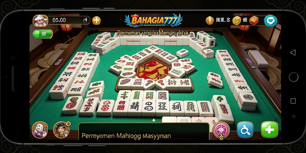 Tangkap momen seru gameplay Mahjong di BAHAGIA777.