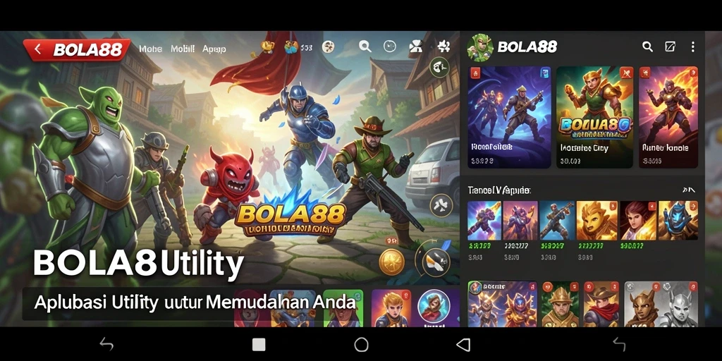 Tampilan antarmuka BOLA88 yang user-friendly dan menarik.