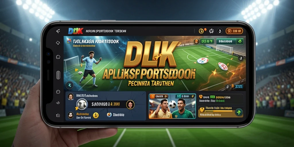 Tampilan antarmuka DKK yang menarik untuk aplikasi Sportsbook.