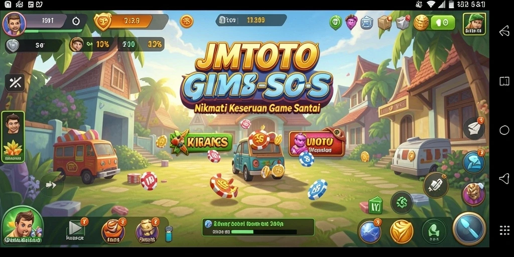 Tampilan utama gameplay JMTOTO yang seru dan interaktif.