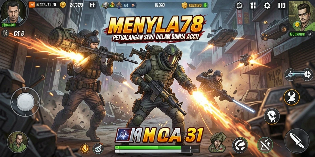Tangkapan layar MENYALA78 menampilkan aksi seru dan gameplay yang dinamis.