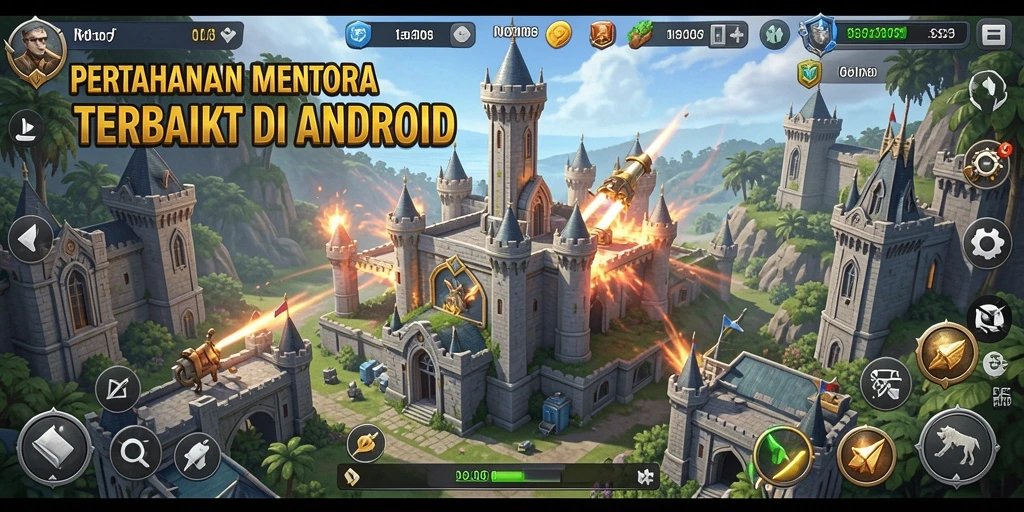 Tampilan gameplay N06 dalam aksi Tower Defense yang seru.