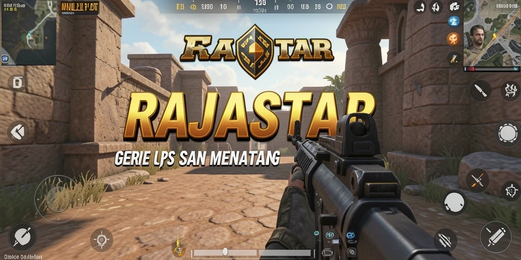 Tampilan gameplay seru dan intens dari RAJASTAR.