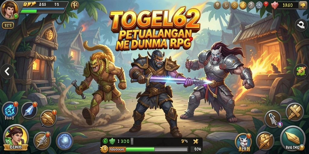 Screenshot dari TOGEL62 menampilkan pertempuran epik dalam dunia RPG yang menakjubkan.
