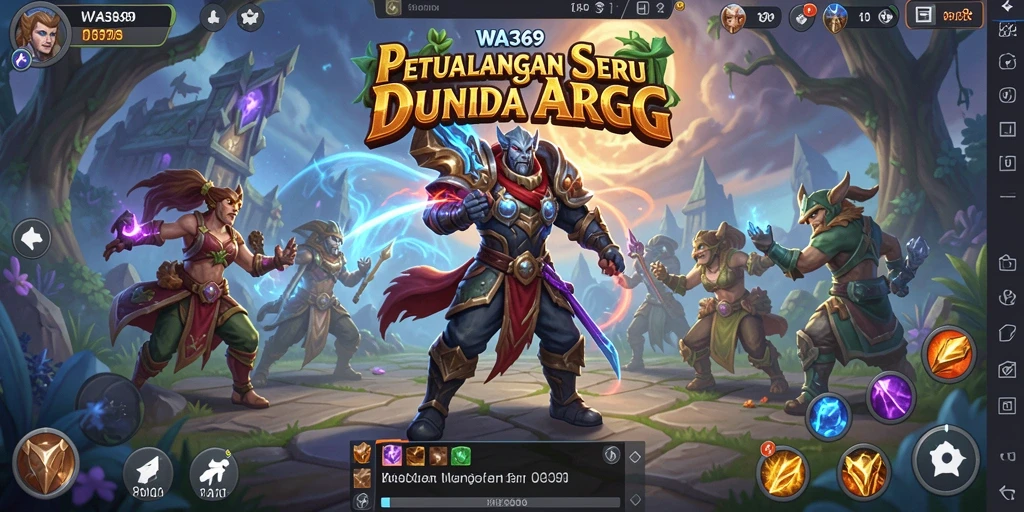 Tampilan gameplay WA369 yang mengasyikan dan seru.